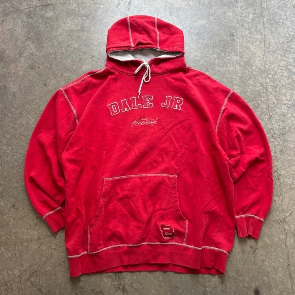 Vintage Dale Earnhardt Jr Nascar Budweiser Chase Authentic Hoodie Size XXL